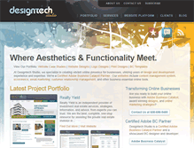 Tablet Screenshot of designtechstudio.com